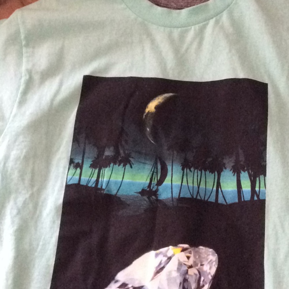 Light Green Diamond shirt